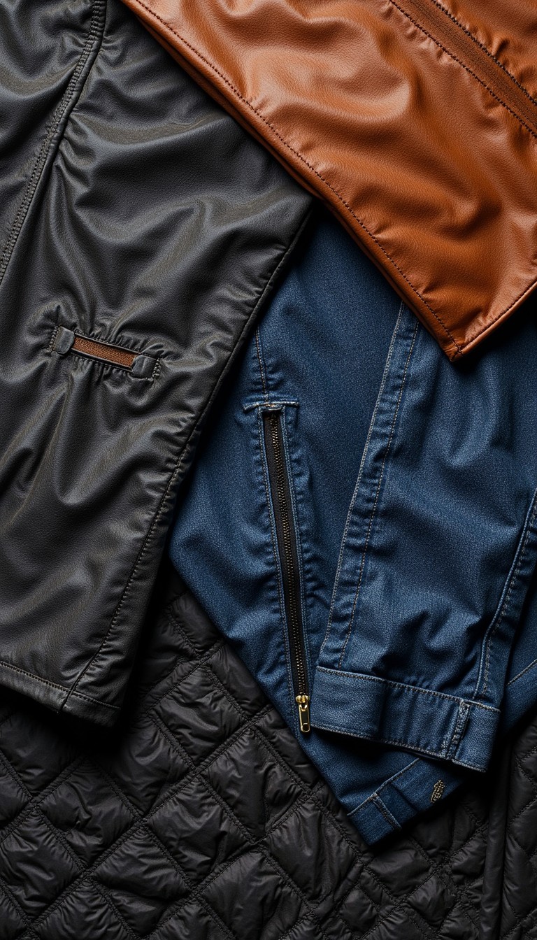 Styling Textured Jacket Free Textural Jacket Layers Image - Leather, Denim, Ripstop | Download ...
