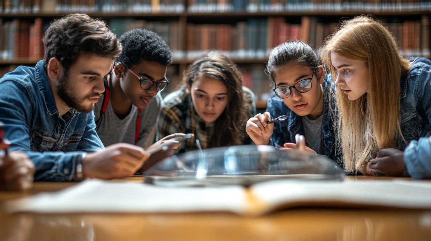 Free Focused study group Image - Students, Library, Studying | Download ...