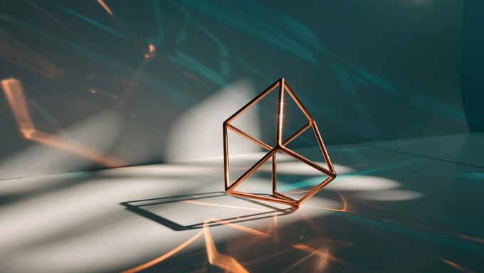 Free Geometric Copper Flow Image - Geometric, Abstract, Minimal ...