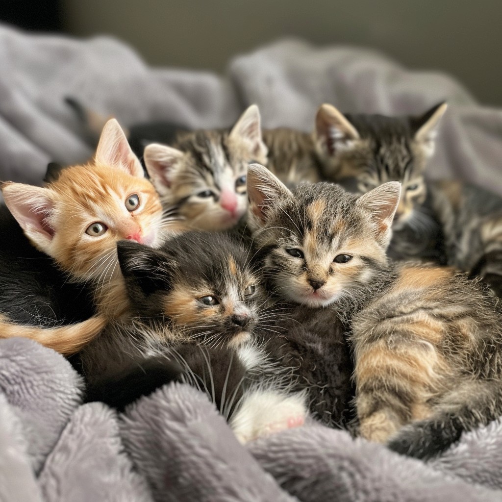 Free Cuddly Kittens Cluster Image - Kittens, Adorable, Cozy | Download ...