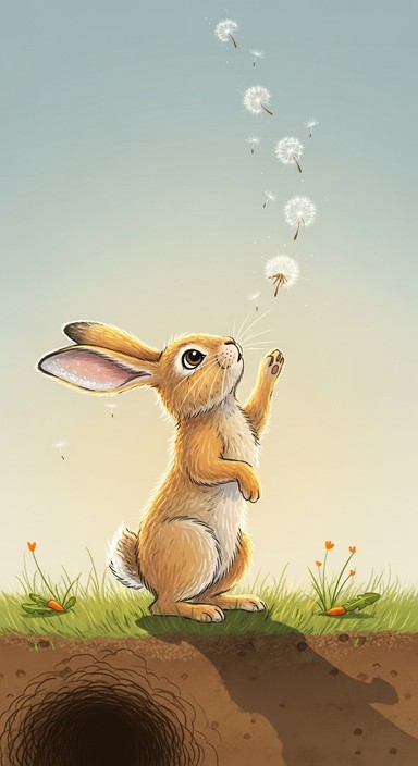Free Reaching For Dreams Photo - Rabbit, Bunny, Dandelion | Download at ...