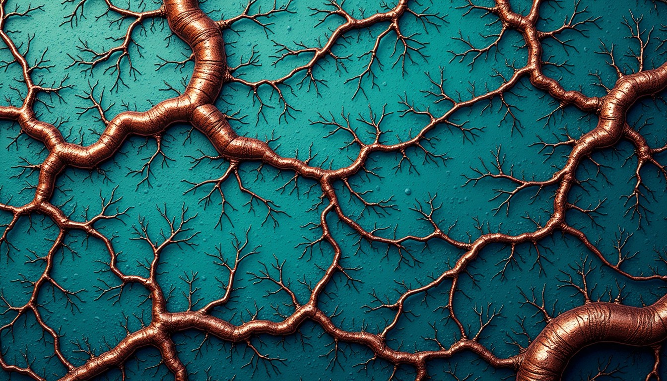 Circulation Copper Free Copper Circuit Veins Image - Copper, Turquoise, Teal | Download at ...