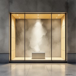 Shallow Window Display Free Minimal Window Display Image - Minimal, Contemporary, Retail ...