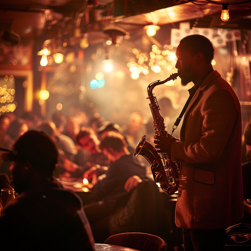 Free Jazz Club Scene Image - Jazz, Music, Saxophone | Download at StockCake