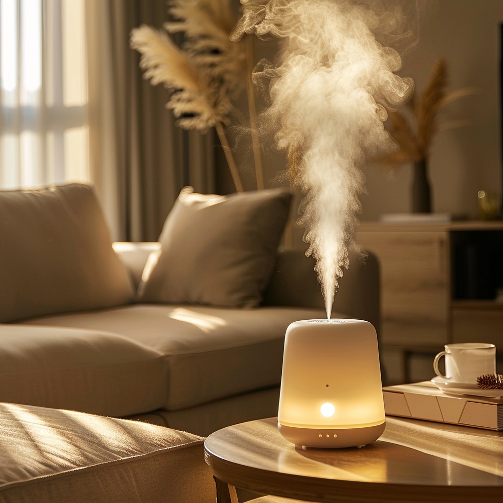 Free Cozy Aromatherapy Setup Image - Aromatherapy, Diffuser, Living ...