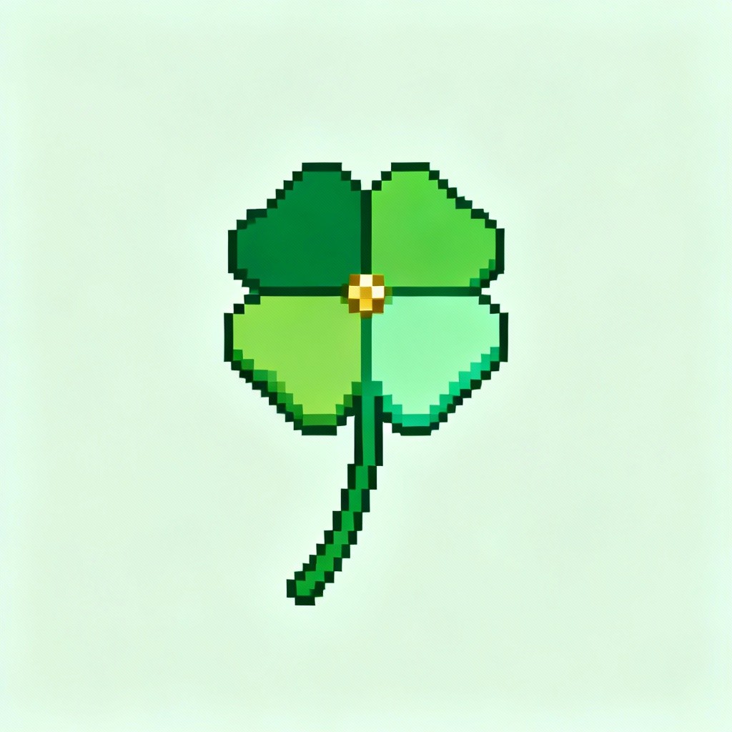 Free Lucky Pixel Clover Photo - Clover, Shamrock, Lucky | Download at ...