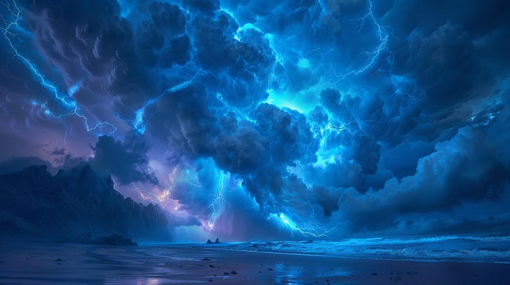 Free Electric Sky Drama Image - Storm, Lightning, Clouds | Download at ...