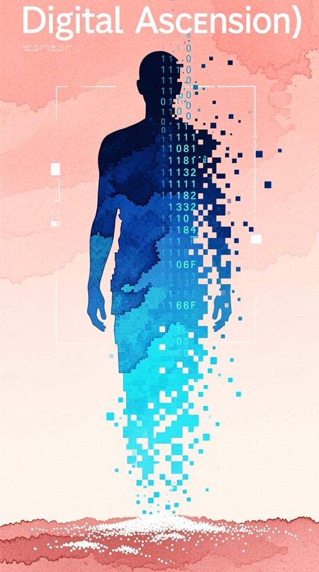 Free Pixelated Human Ascension Image | Download at StockCake