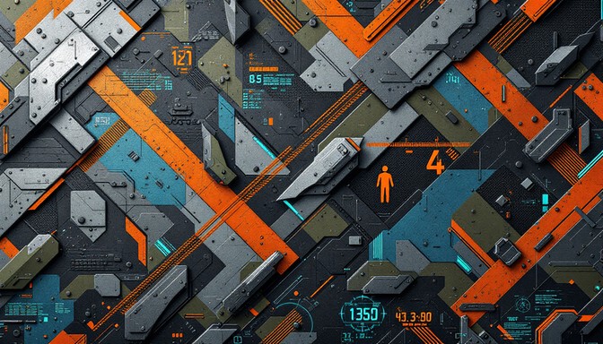 Free Tactical Anime Pattern Image - Geometric, Pattern, Military ...