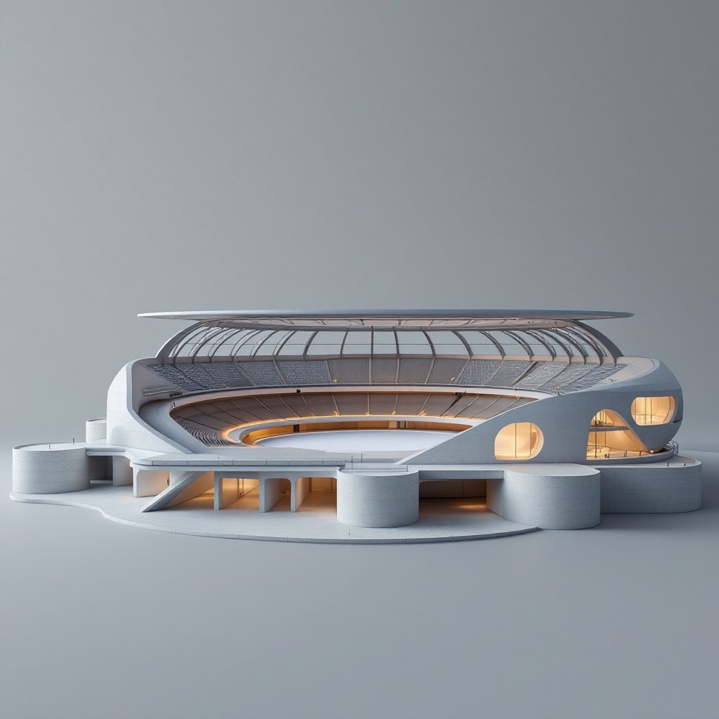 Free Modern Stadium Visualization Image - Stadium, Architecture, 3d ...