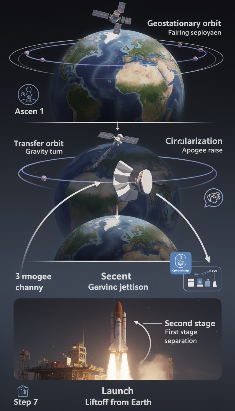 Free Satellite Launch Sequence Image - Satellite, Launch, Orbit ...