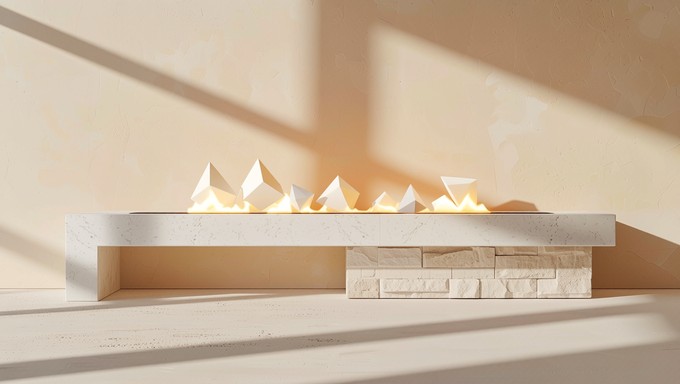 Free Floating Fire Design Image - Fireplace, Floating, Minimalist ...