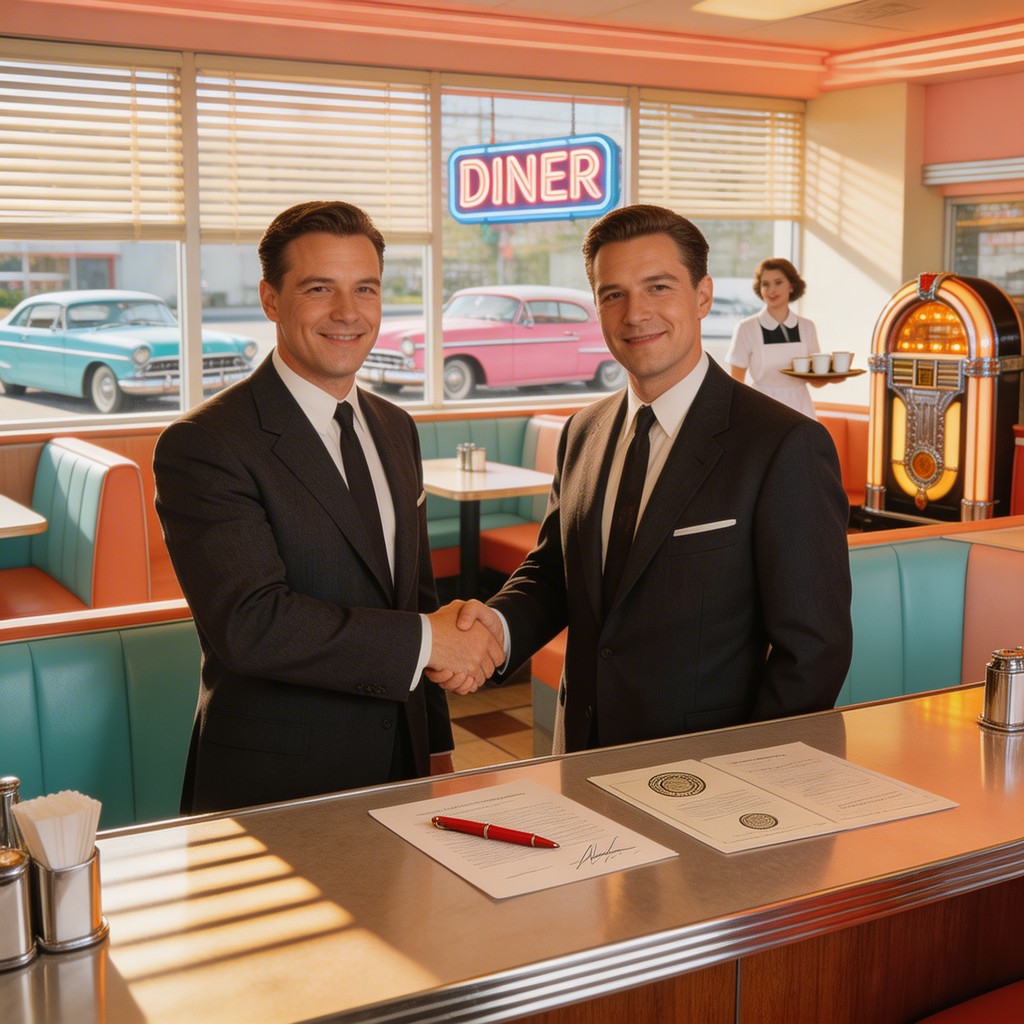 Diners Ownership Free Diner Business Deal Image - Businessmen, Handshake, Diner ...