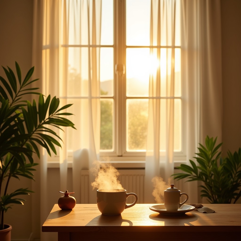 Free Golden morning ritual Image - Sunrise, Hygge, Tranquil | Download ...