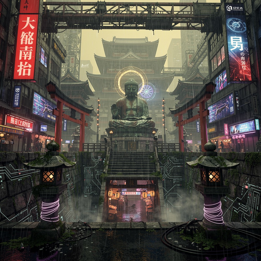 Free Ancient Future Tokyo Image - Cyberpunk, Tokyo, Futuristic ...