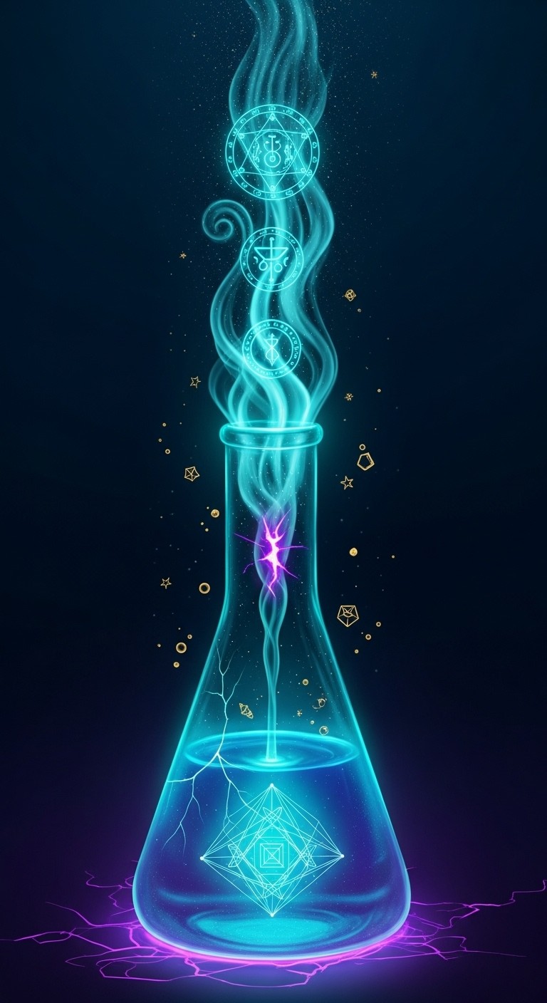 Free Magical Glowing Flask Image - Flask, Potion, Magical | Download at ...