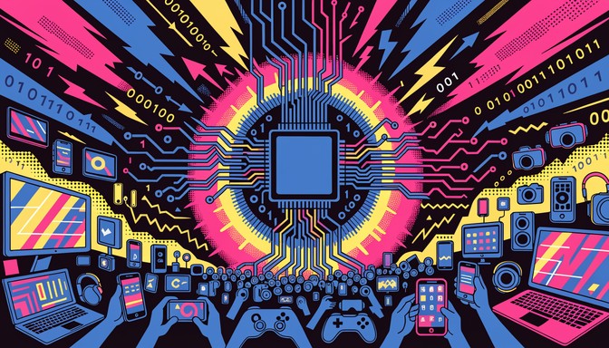 Free Silicon Heart Beats Image - Technology, Microchip, Popart ...