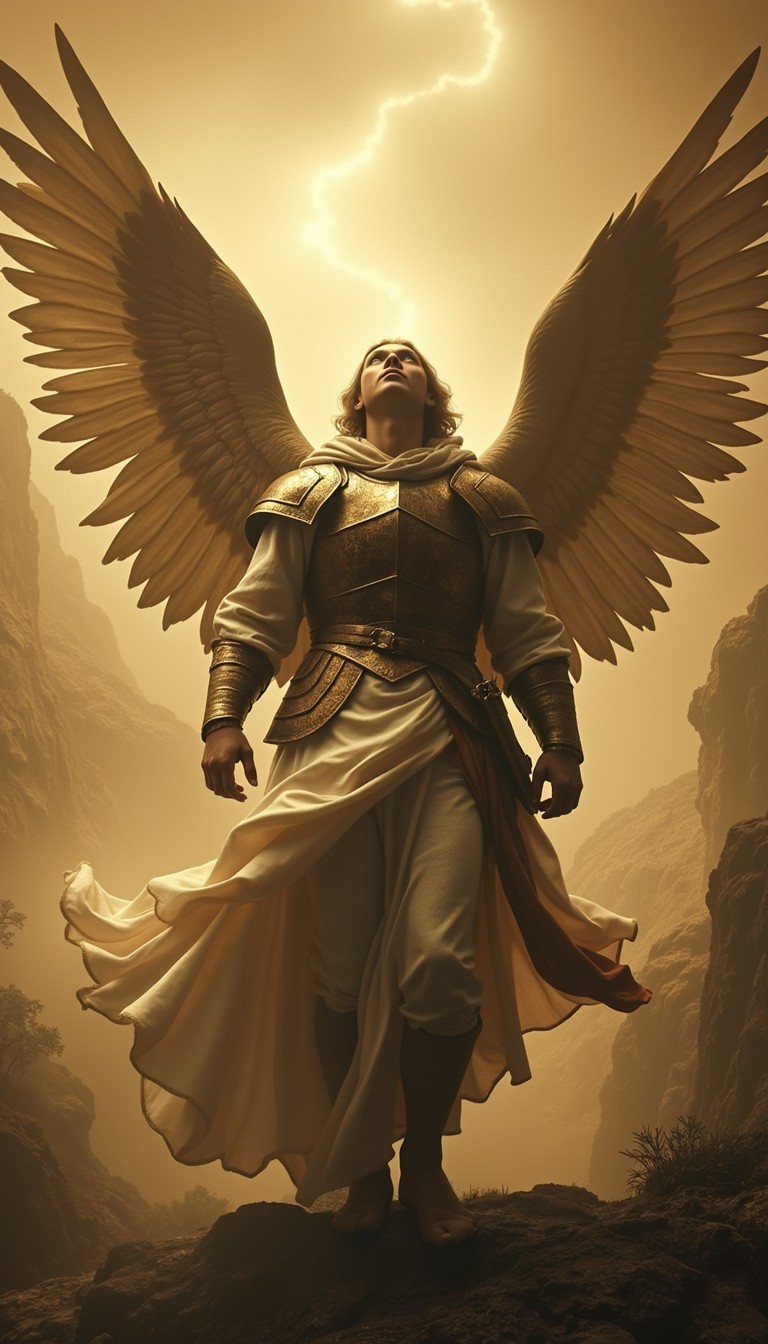 Free Heavenly Protector Rising Image - Angel, Divine, Warrior ...
