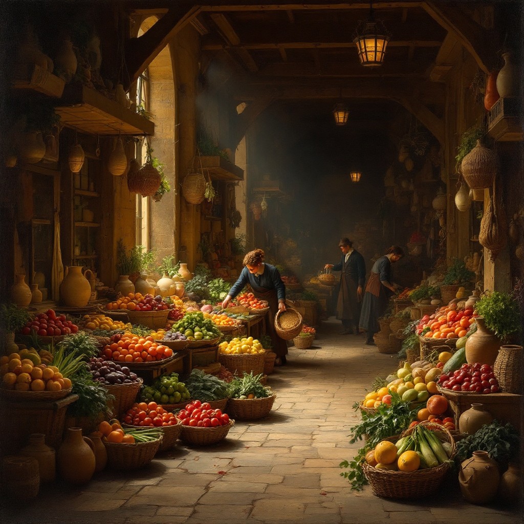 Free Historic Produce Market Image - Market, Produce, Lantern ...