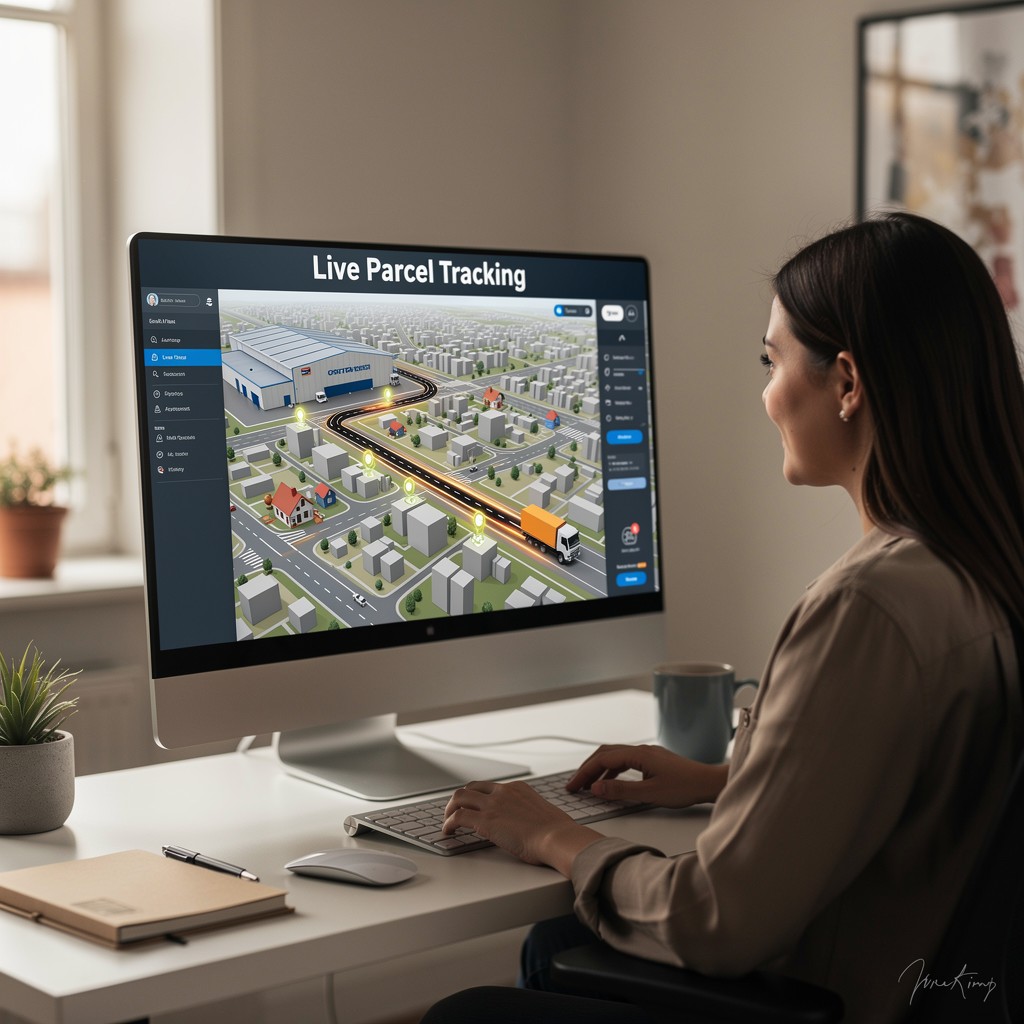 Free Live Parcel Tracking Image - Woman, Tracking, Parcel | Download at ...