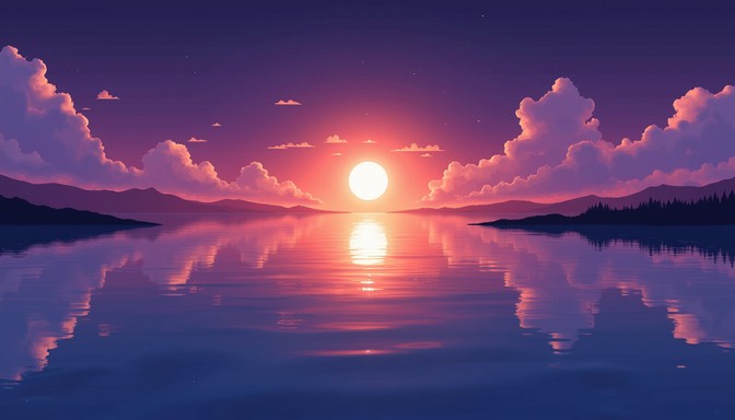 Free Pixel Ocean Sunset Image - Pixel, Sunset, Ocean | Download at ...