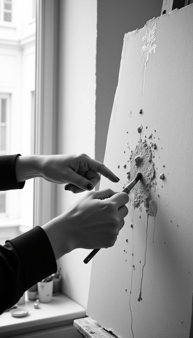 Free Monochrome Painting Process Image - Painting, Monochrome, Artistic ...