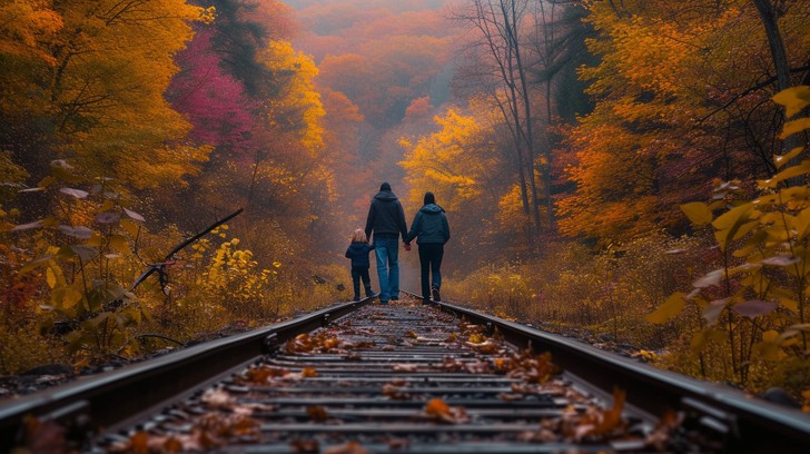 Free Autumn Family Walk Image - Autumn, Family, Walk | Download at ...