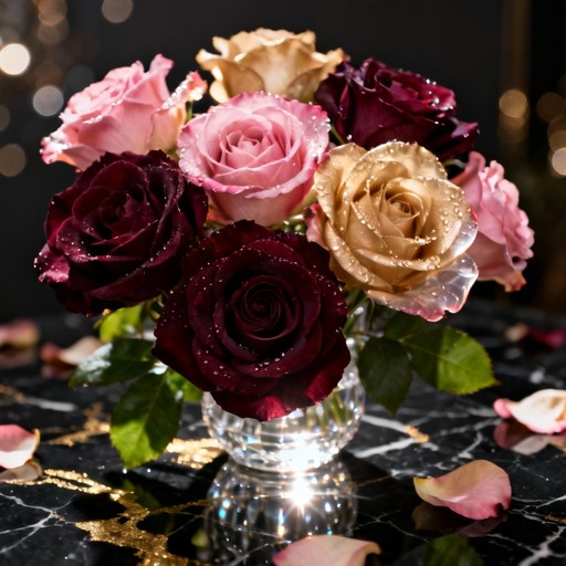 Elegant Roses Free Elegant Rose Bouquet Image - Roses, Burgundy, Blush | Download at ...
