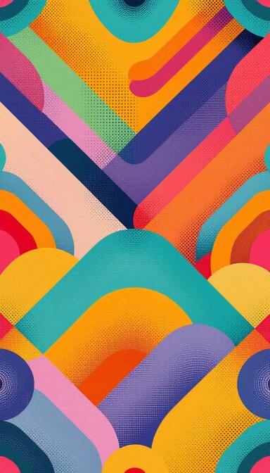 Free Vibrant Pattern Cascade Photo - Geometric, Memphis, Retro ...