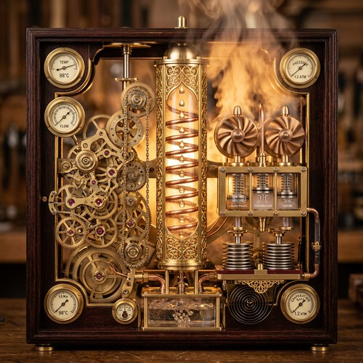 Free Clockwork Biology Laboratory Image - Steampunk, Clockwork ...