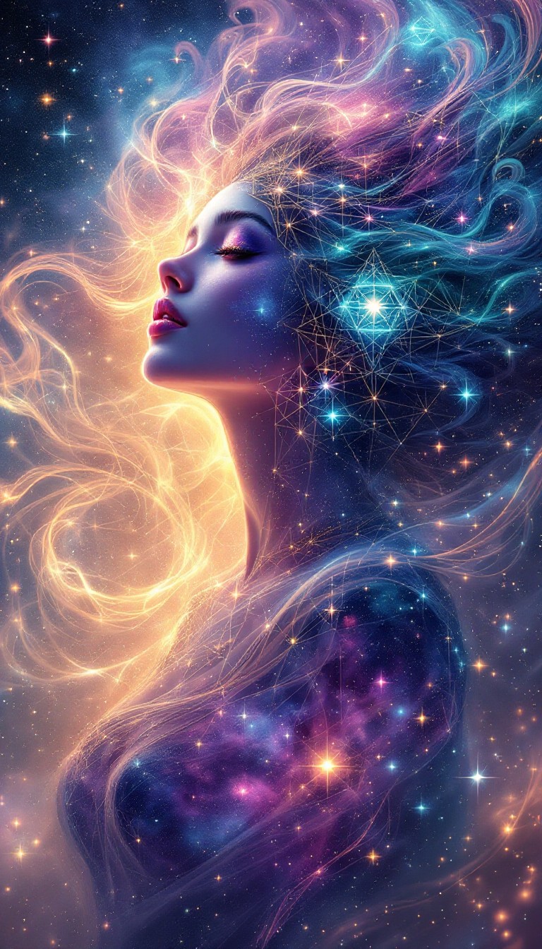 Free Cosmic Goddess Portrait Image - Cosmic, Goddess, Celestial ...