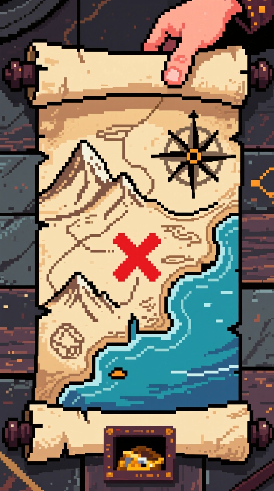 Free Treasure Map Unfolds Photo - Treasure, Map, Scroll | Download at ...