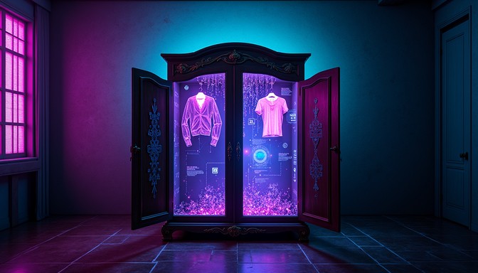 Free Digital Wardrobe Portal Image | Download at StockCake