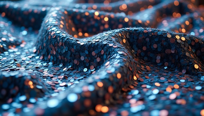 Blue Sewuin Pattern Free Shimmering Sequin Watercolor Image - Watercolor, Sequins, Minimal ...
