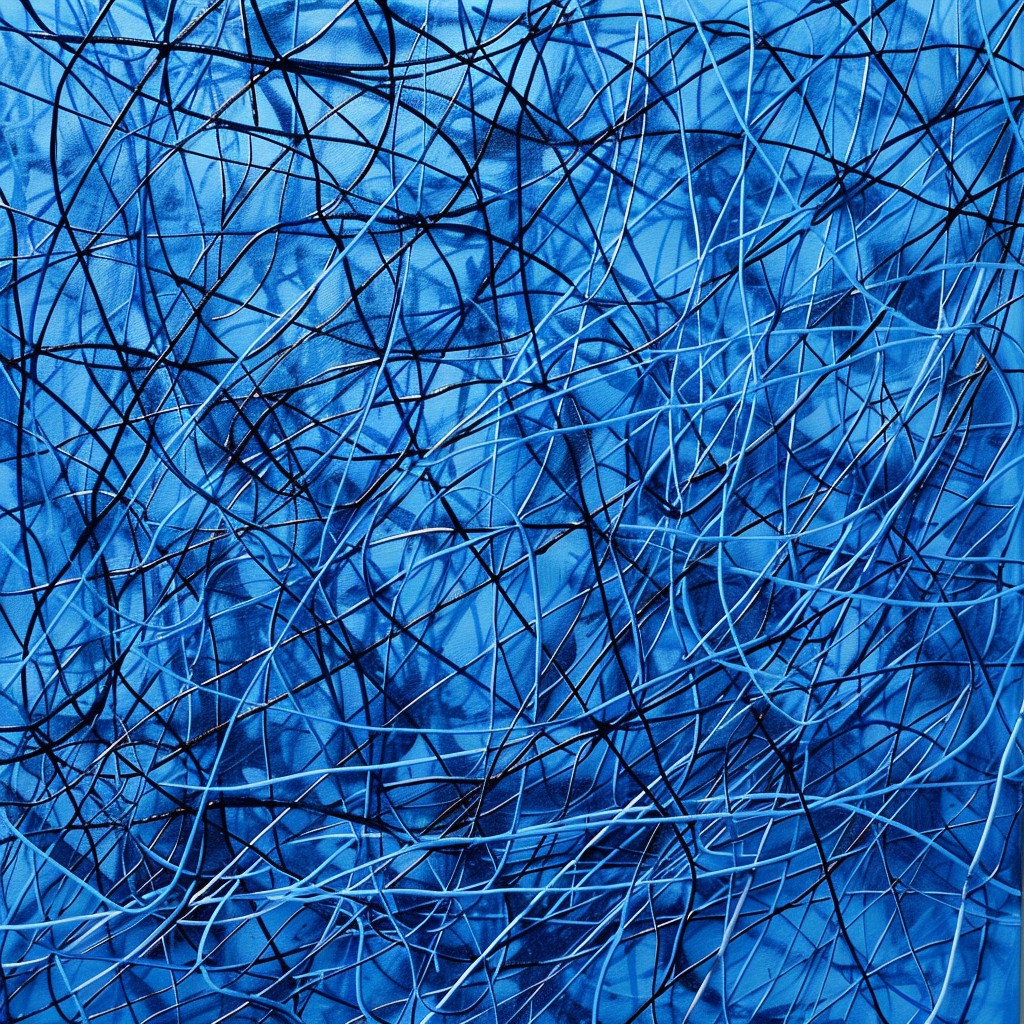 Free Blue Tangled Webs Image - Blue, Abstract, Pattern | Download at ...