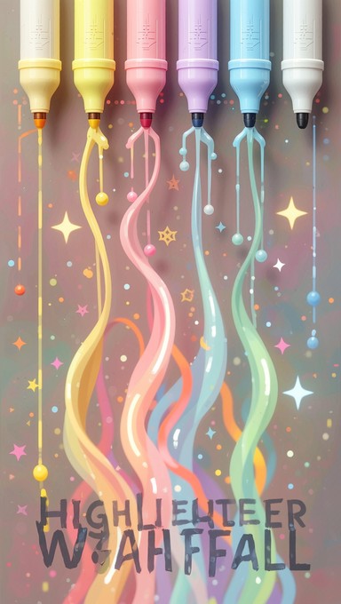 Free Vibrant Pixel Waterfall Image - Highlighter, Waterfall, Neon ...