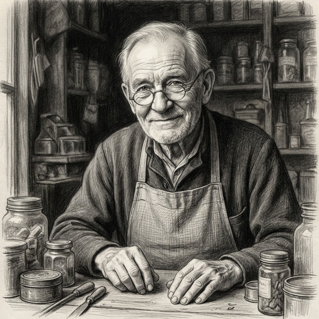 Shoopkeepeer Free Wise Shopkeeper Portrait Image - Shopkeeper, Elderly, Man ...
