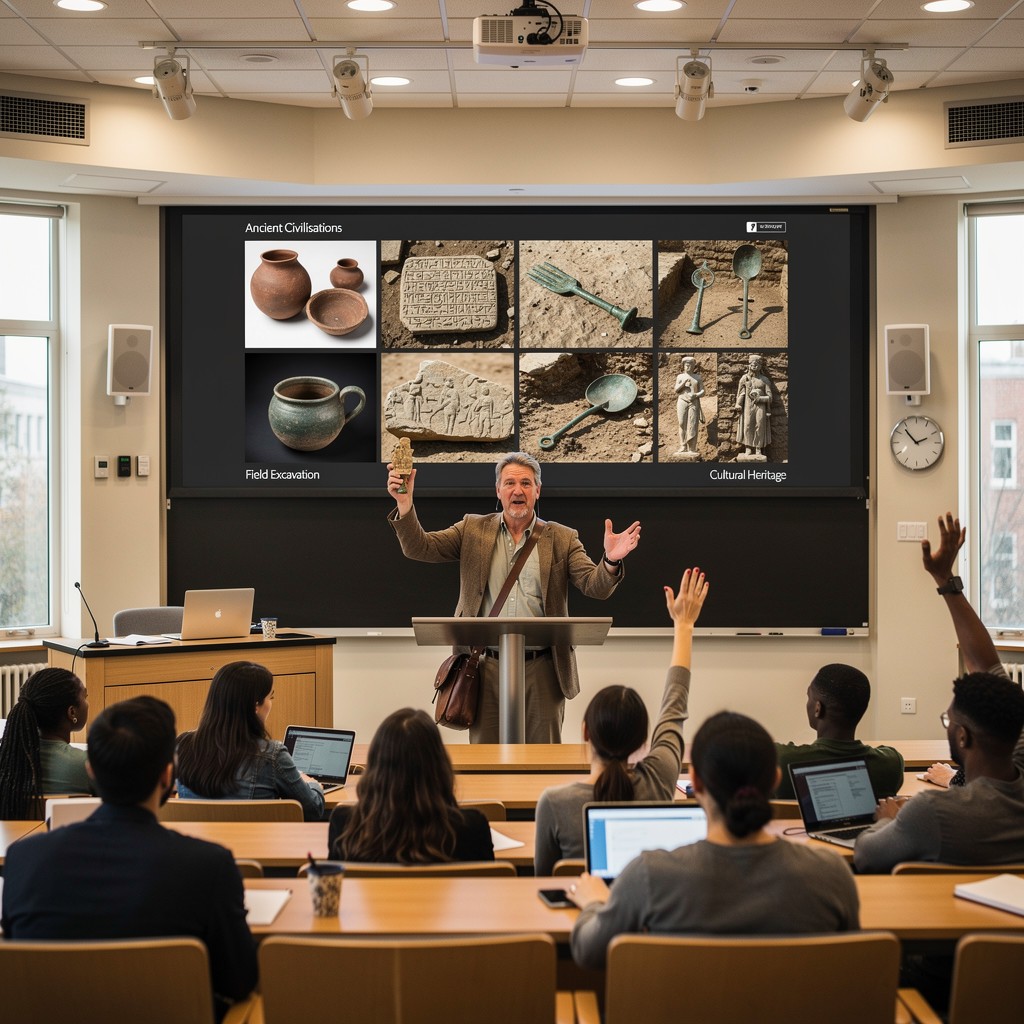 Free Teaching Ancient History Image - Archaeology, Professor, Students ...