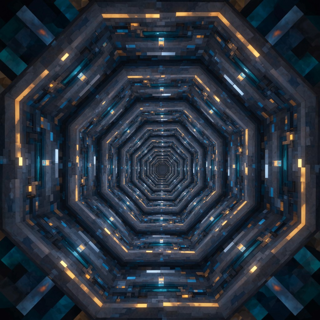 Free Infinite Octagonal Tunnel Image - Octagonal, Tunnel, Infinite ...
