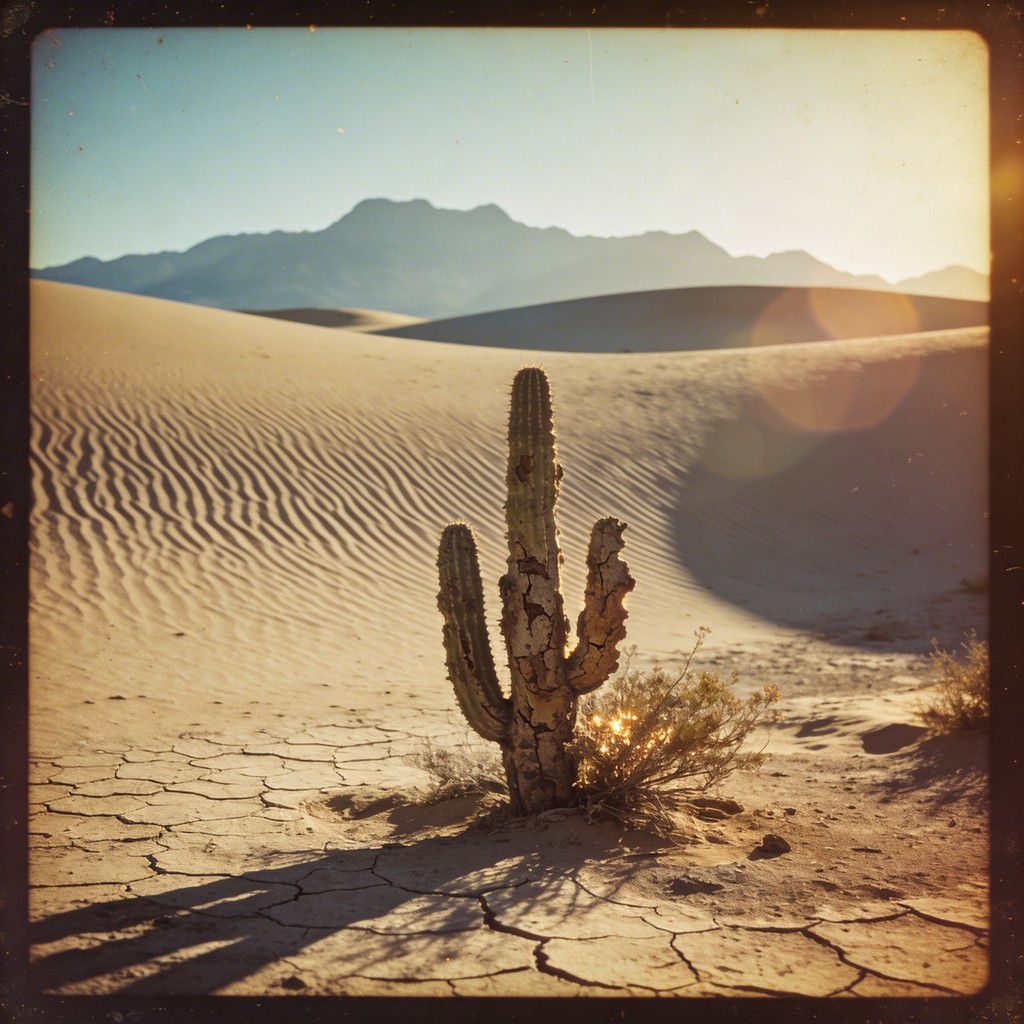Free Desert Cactus Sunset Image - Desert, Cactus, Vintage | Download at ...
