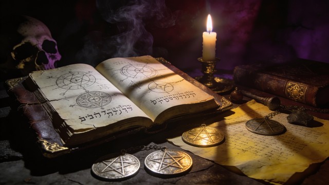Hebrew Spells Free Ancient Occult Knowledge Image - Grimoire, Occult, Gothic ...