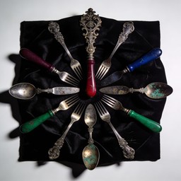 Silverware Voodoo Free Gothic Silverware Mandala Image - Gothic, Victorian, Silverware ...