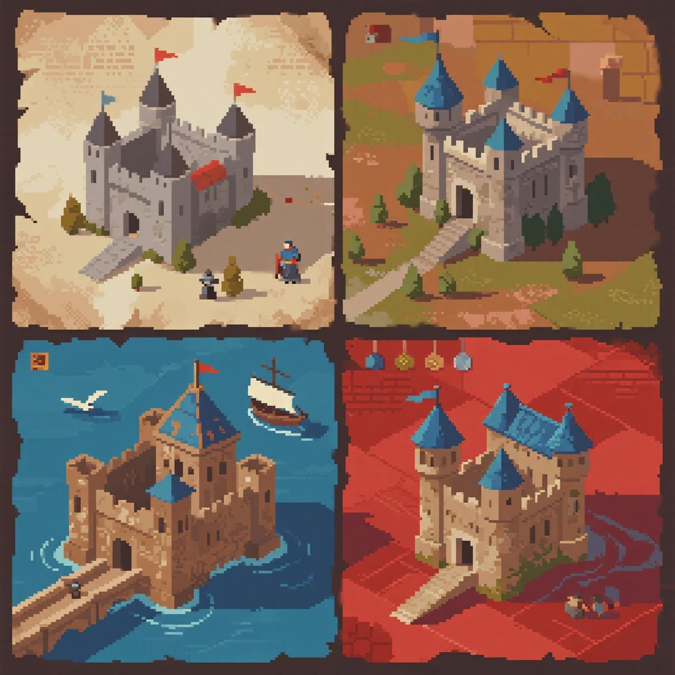Time Castle Free Castle Through Time Image - Castle, Medieval, Pixel | Download at ...
