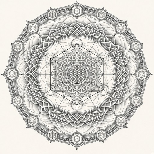 Download Sacred Geometric Mandala Image - Mandala, Dotwork, Tattoo ...