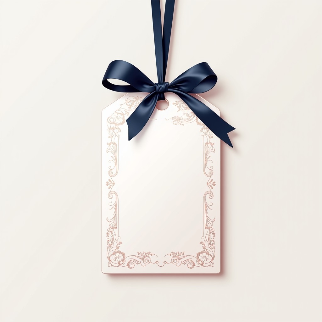 Free Elegant Gift Tag Image - Tag, Ribbon, Bow | Download at StockCake