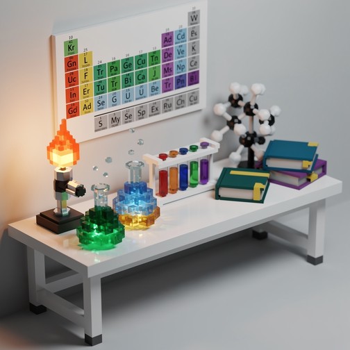 Diarama Science Lab Free Voxel Chemistry Lab Image - Voxel, Chemistry, Laboratory ...