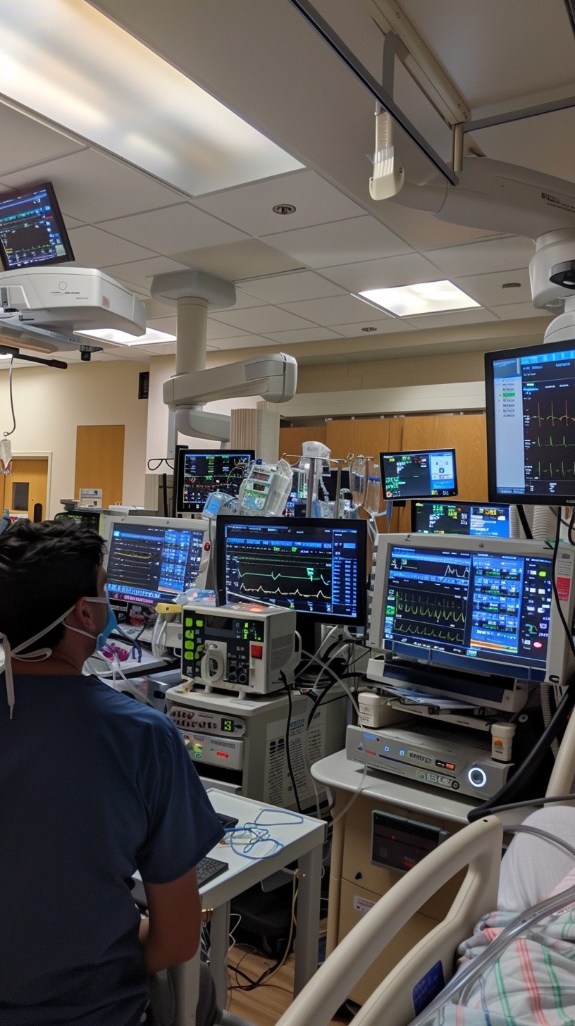 Free Hospital Monitoring Room Image - Hospital, Icu, Monitors ...