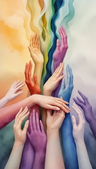 Unity Through Color Art Example Free Unity Through Color Image - Watercolor, Unity, Diversity ...
