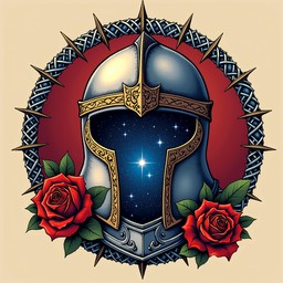 Free Cosmic Knight Helmet Image - Helmet, Knight, Cosmic | Download at ...