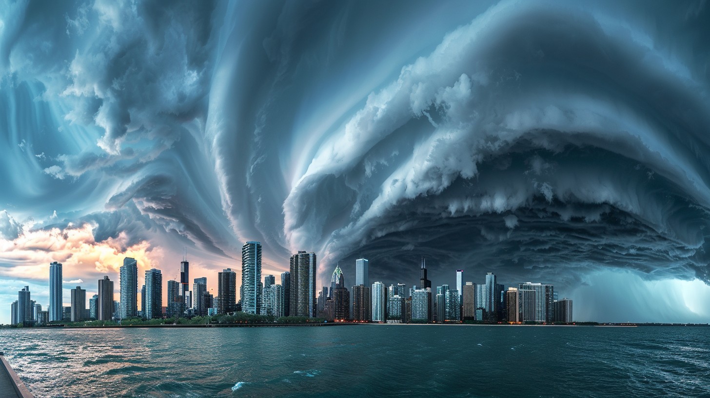 Free Storm Over City Image - Storm, City, Clouds | Download at 